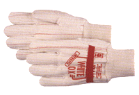White OX Cotton/Canvas - Domestic Gloves